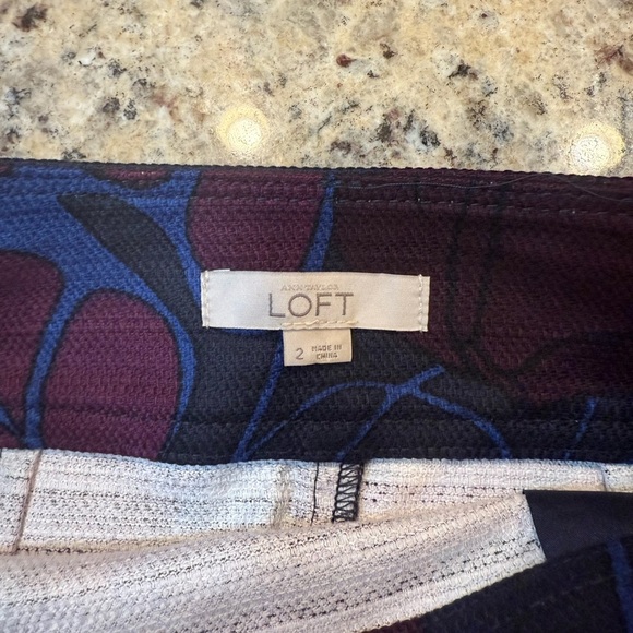 LOFT Twill Pencil Skirt - Picture 3 of 5